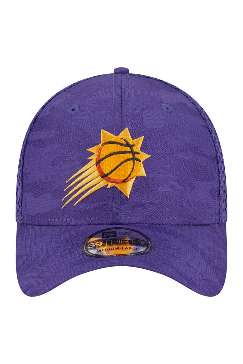 Men's New Era  Purple Phoenix Suns Subtle Camo 39THIRTY Flex Hat, Alternate, color, Purple