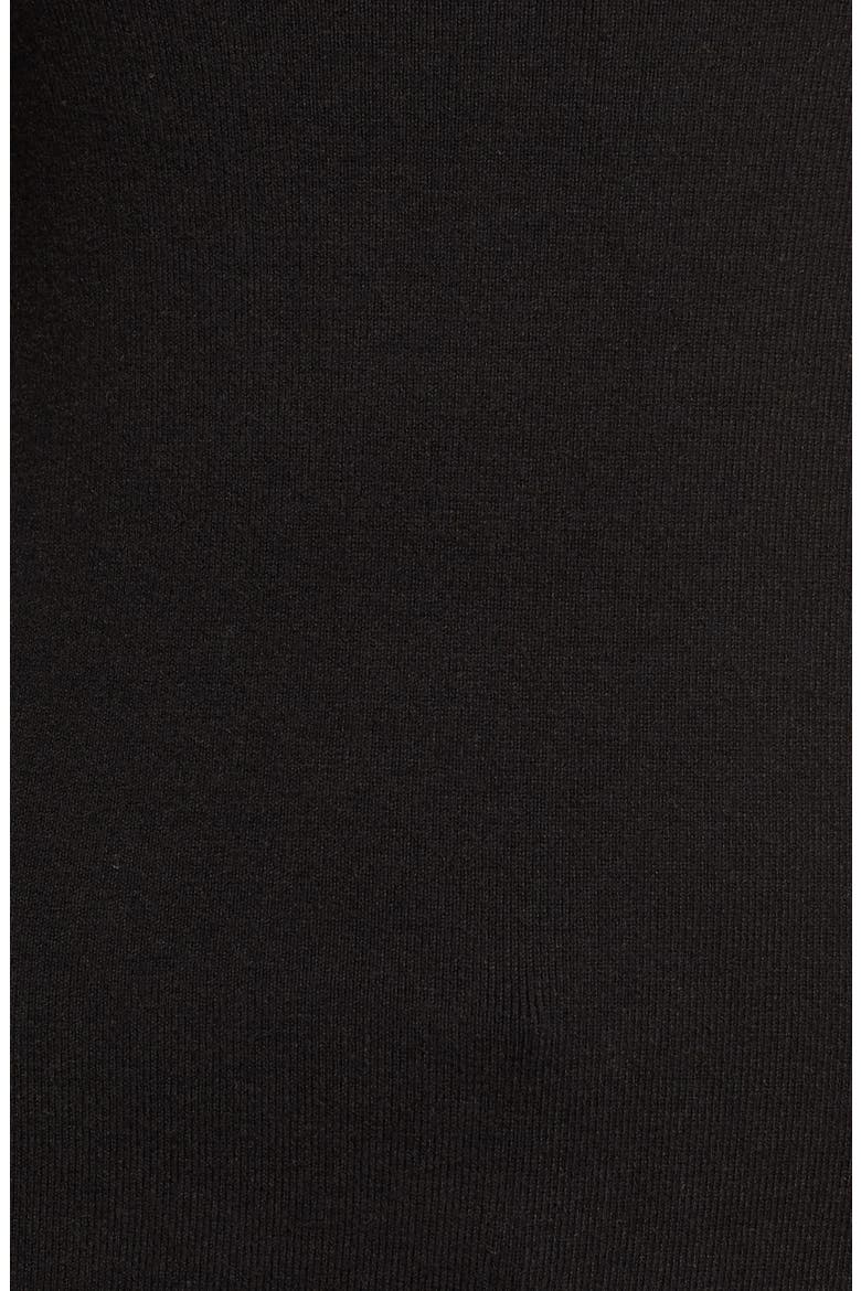 FLARE SLEEVE SWEATER, Alternate, color, BLACK