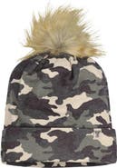 TOP OF THE WORLD Men's Top of the World Camo Texas Tech Red Raiders Operation Hat Trick Woven Cuffed Knit Hat with Pom