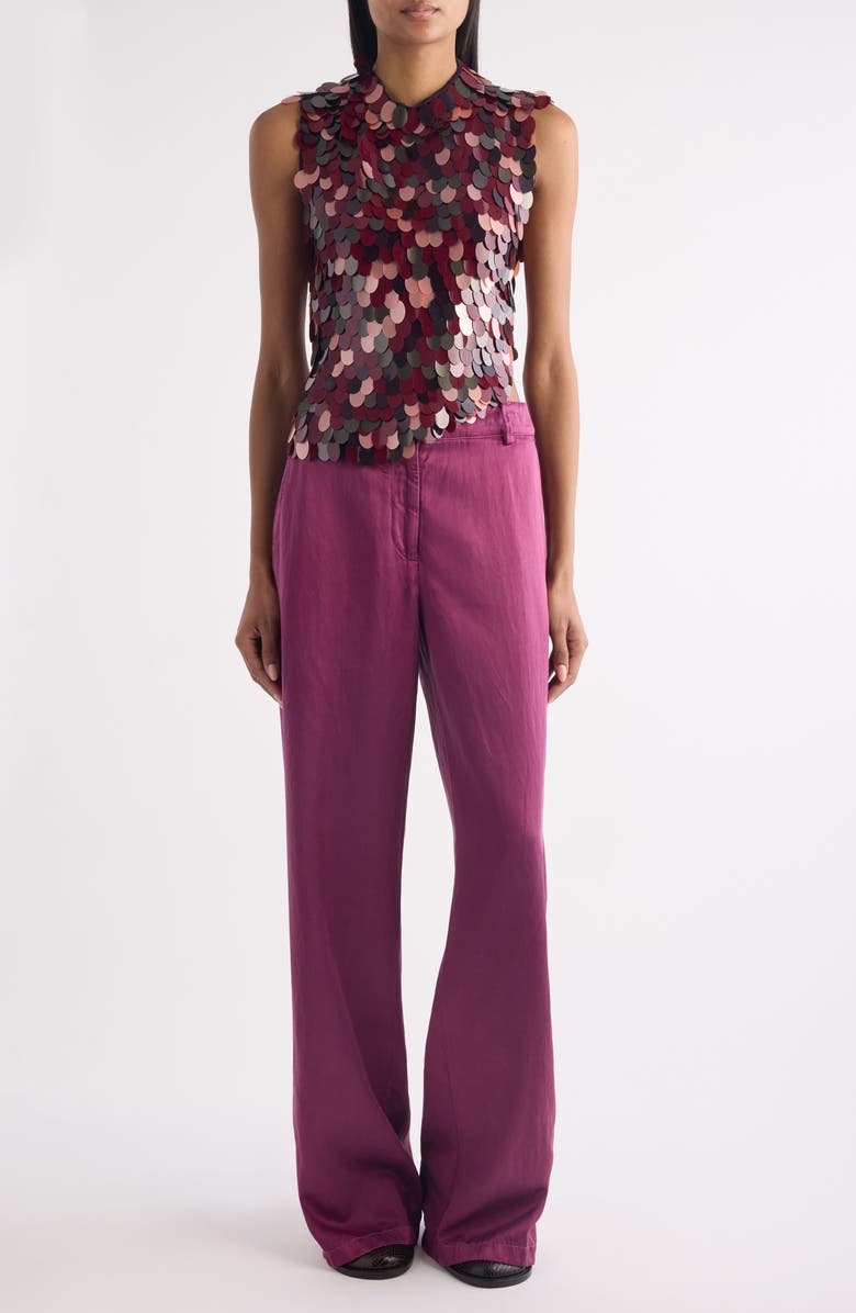 Dries Van Noten Carmasa Check Crystal Embellished Top, Alternate, color, 