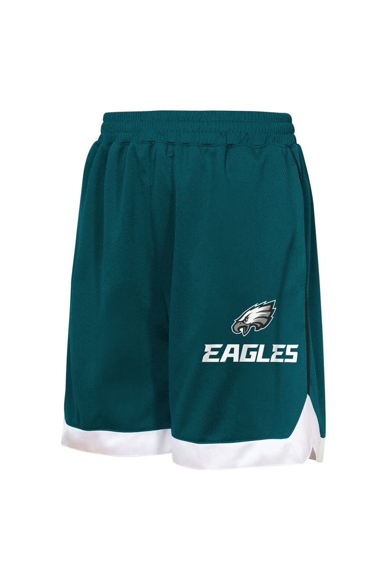 Youth Outerstuff  Midnight Green Philadelphia Eagles All Star Mesh Shorts, Alternate, color, Green
