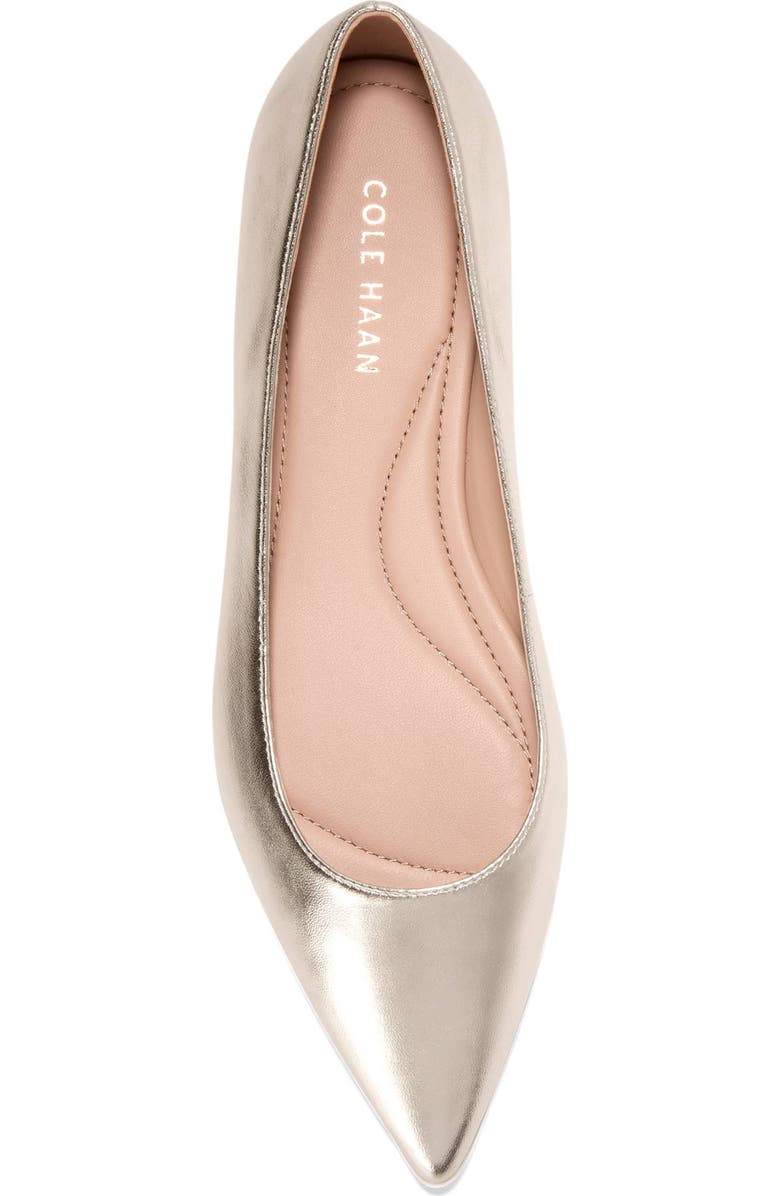 Cole Haan Grand Ambition 2.0 Ballet Flat, Alternate, color, Soft Gold Leather