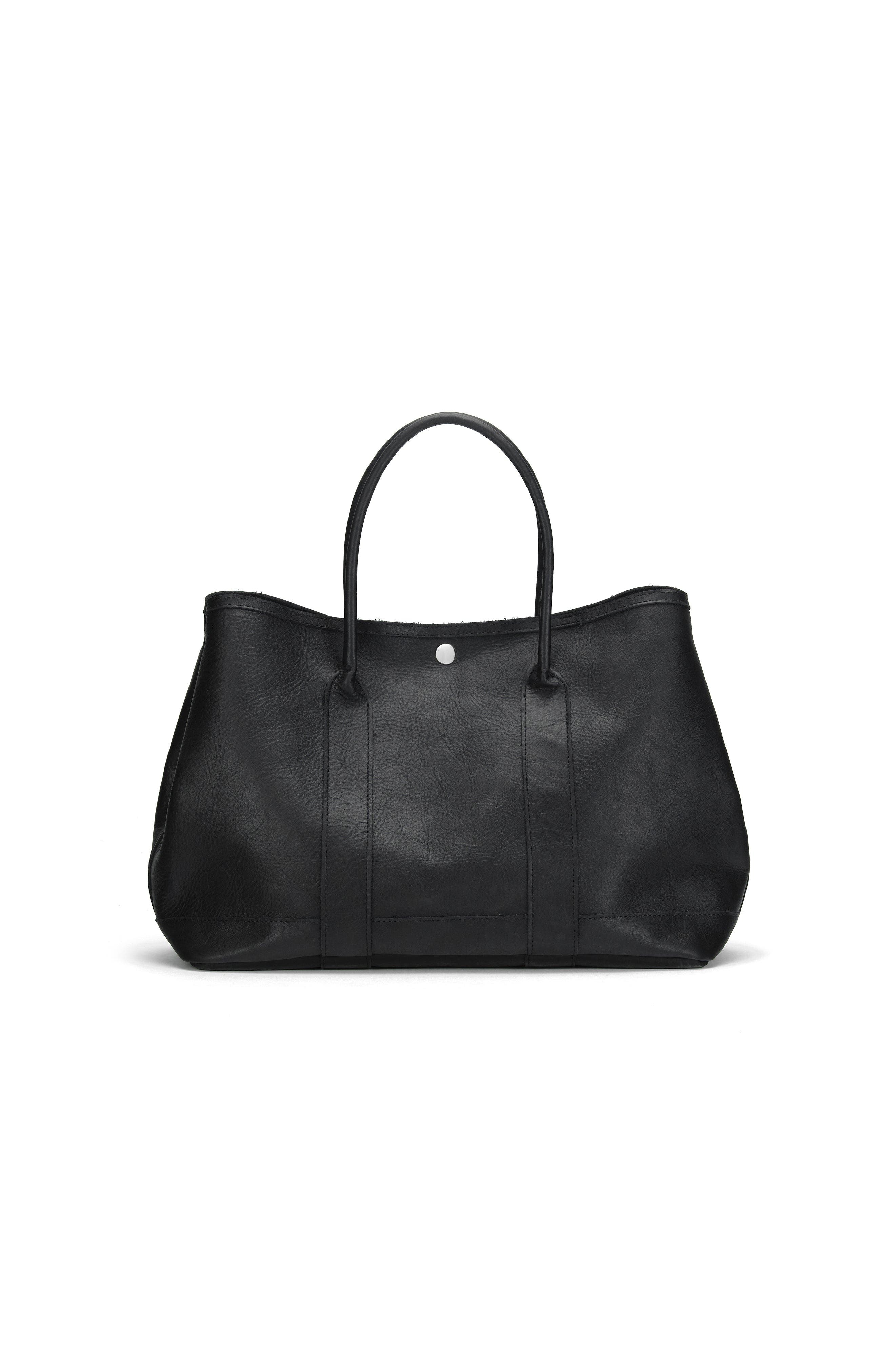 Ezra Arthur Audrey Soft Steer Leather Tote Bag, Main, color, Black