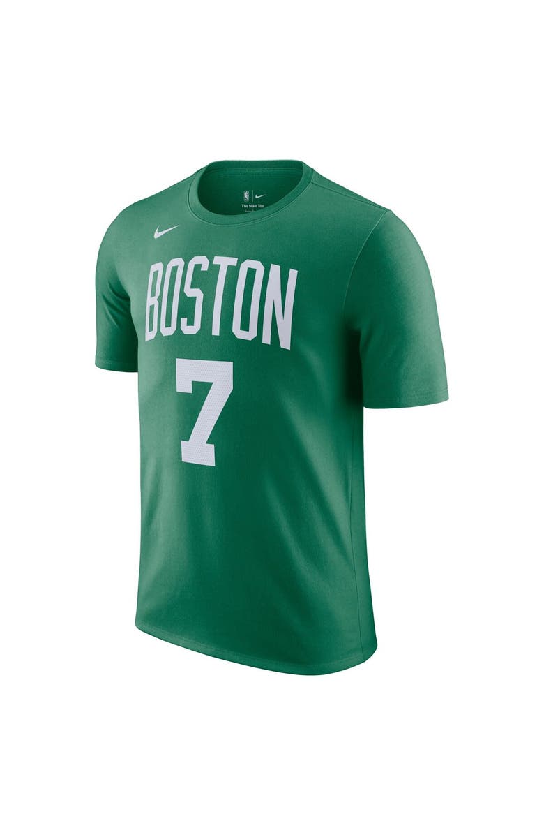 Nike Men's Nike Jaylen Brown Kelly Green Boston Celtics Icon 2022/23 Name & Number T-Shirt, Alternate, color, Kelly Green