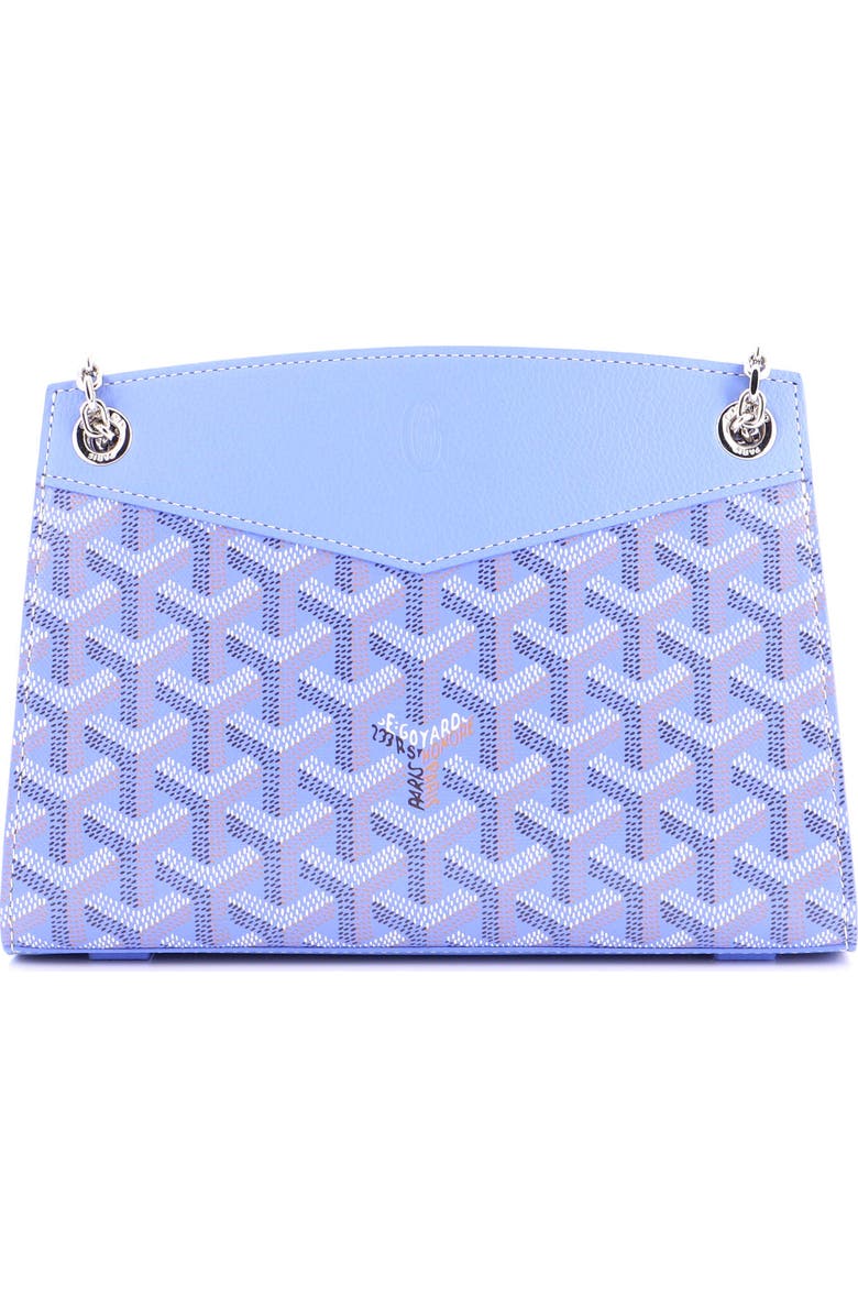 Pre-Owned Goyard Structured Rouette Chain Shoulder Bag Coated Canvas Mini, Alternate, color, Blue