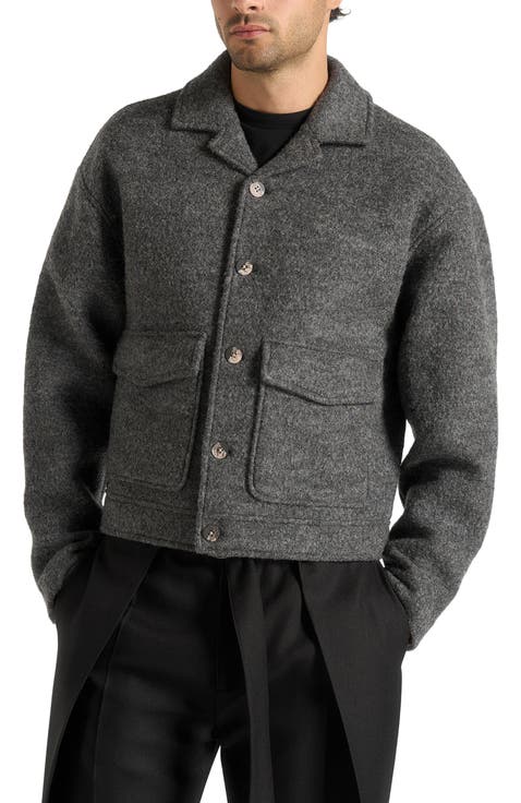 Aurel Wool Jacket With Revere Collar