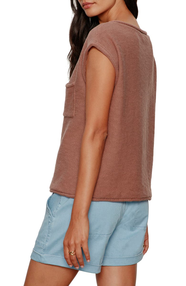 Sanctuary Easy Cotton T-Shirt, Alternate, color, Mud Bath Brown