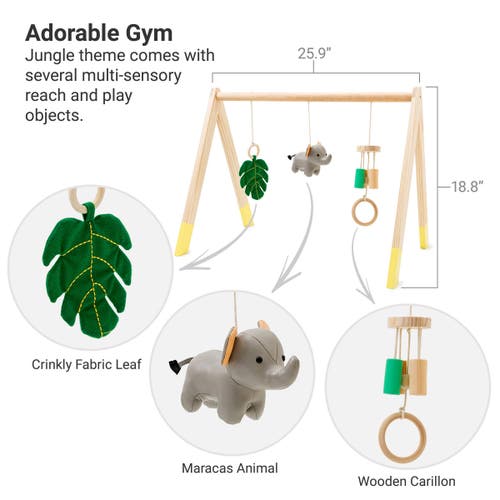 Little Big Friends Wooden Activity Arch In Multi