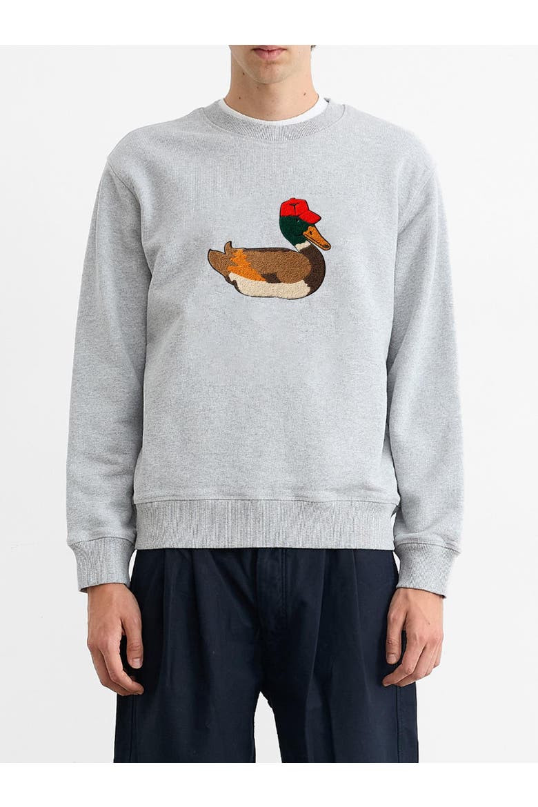 Duck Hunt Sweatshirt, Alternate, color, Plain Grey Melange