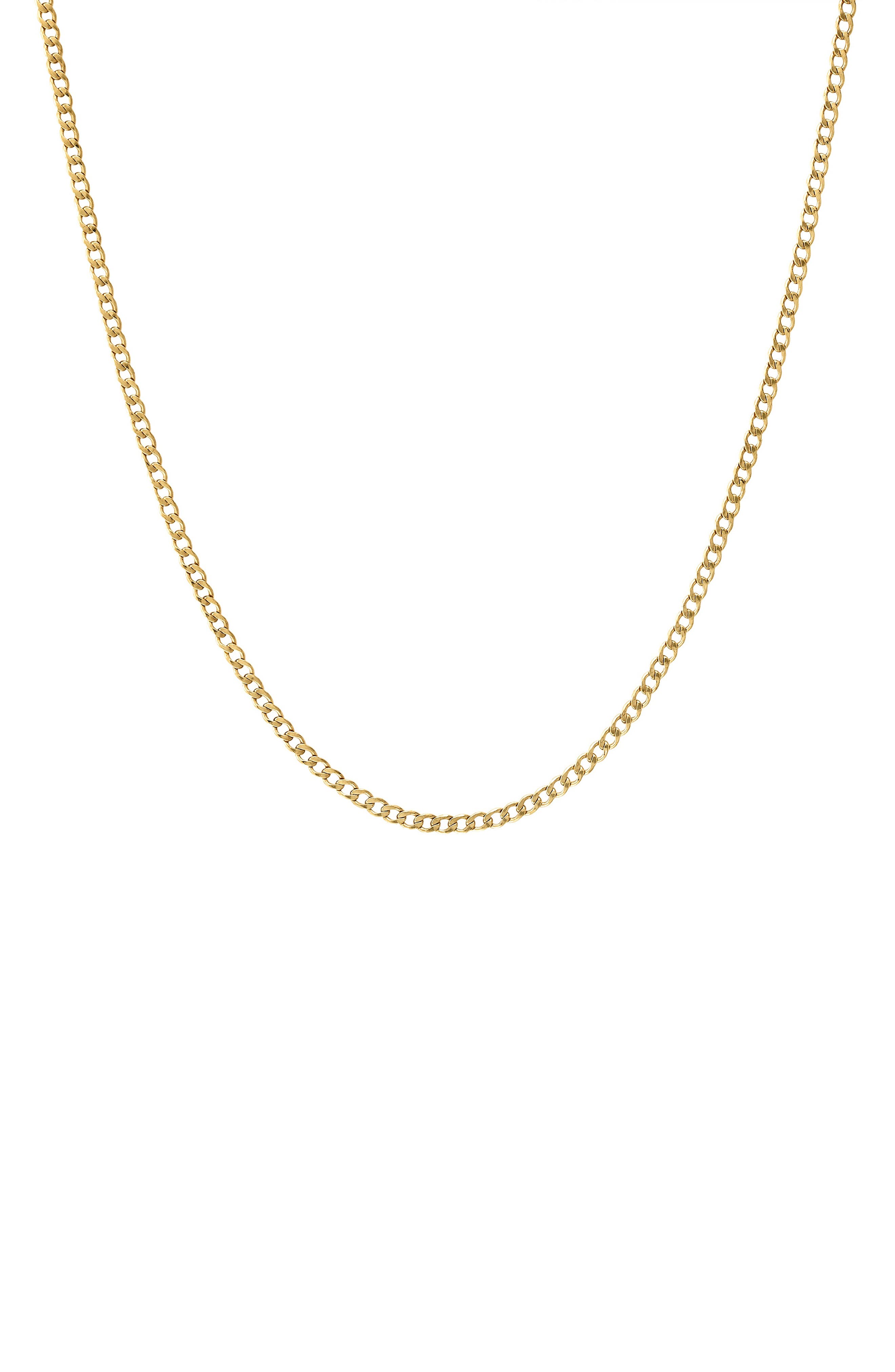 FUZION CREATIONS Curb Chain Necklace