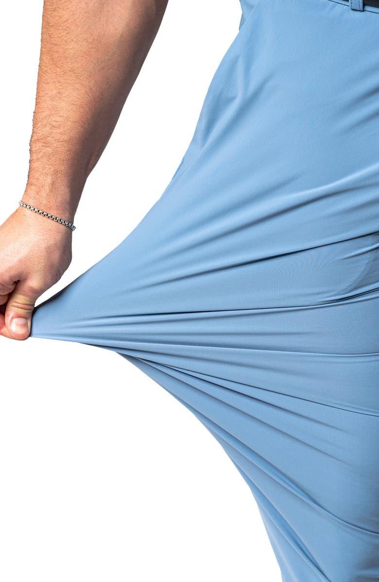 Maceoo Workout Stretch Global Blue Pants, Alternate, color, Blue