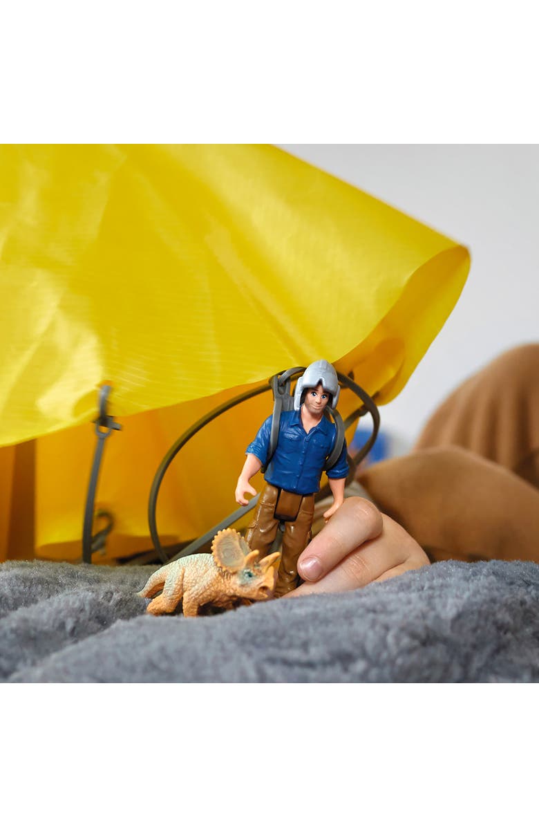 Schleich Dinosaurs Parachute Rescue, Figurine Playset, Multicolor, Kids 4+, Alternate, color, Multicolored