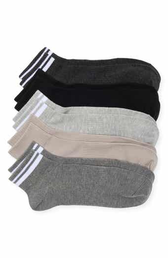 NORDSTROM RACK 5-Pack Retro Stripe Ankle Socks