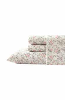 Laura Ashley Rosalie Cotton Flannel Sheet Set