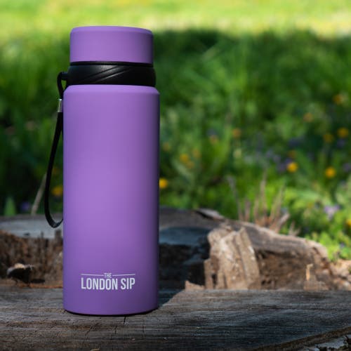 London Sip Infuser Bottle 25oz In Purple