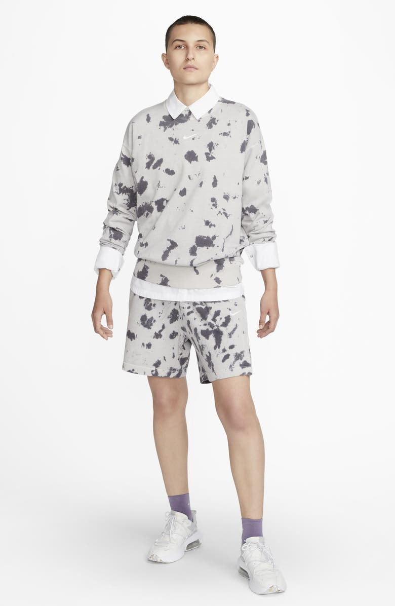 Nike High Waist Cloud Dye Cotton Shorts, Alternate, color, 