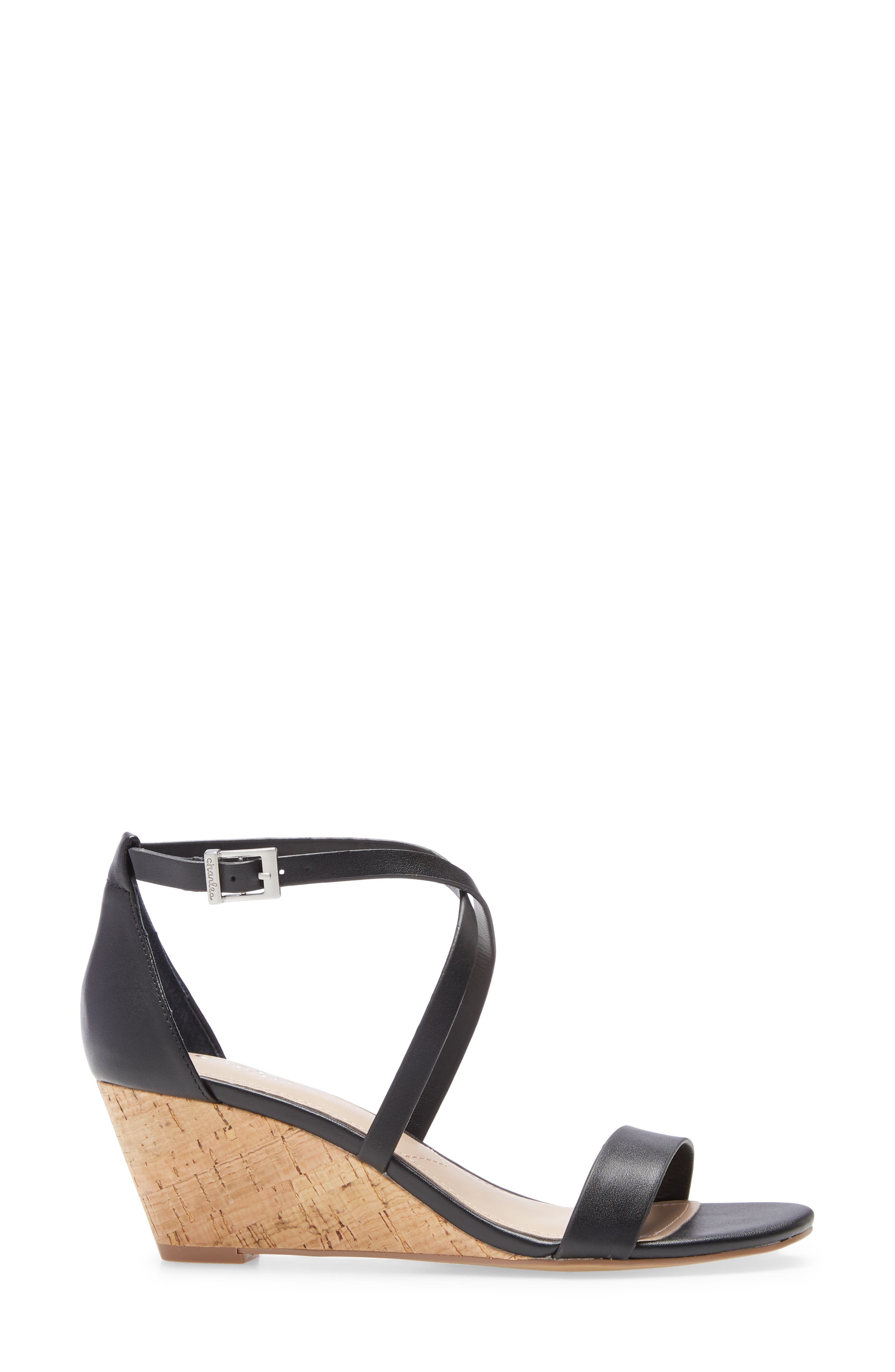 Charles by Charles David Gustie Wedge Sandal, Alternate, color, 
