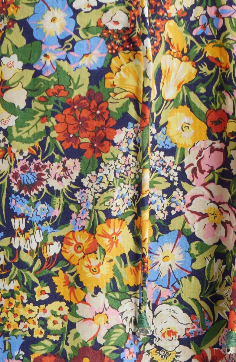 LOVE THE LABEL Edith Floral Minidress, Alternate, color, Cottage Garden Liberty Print