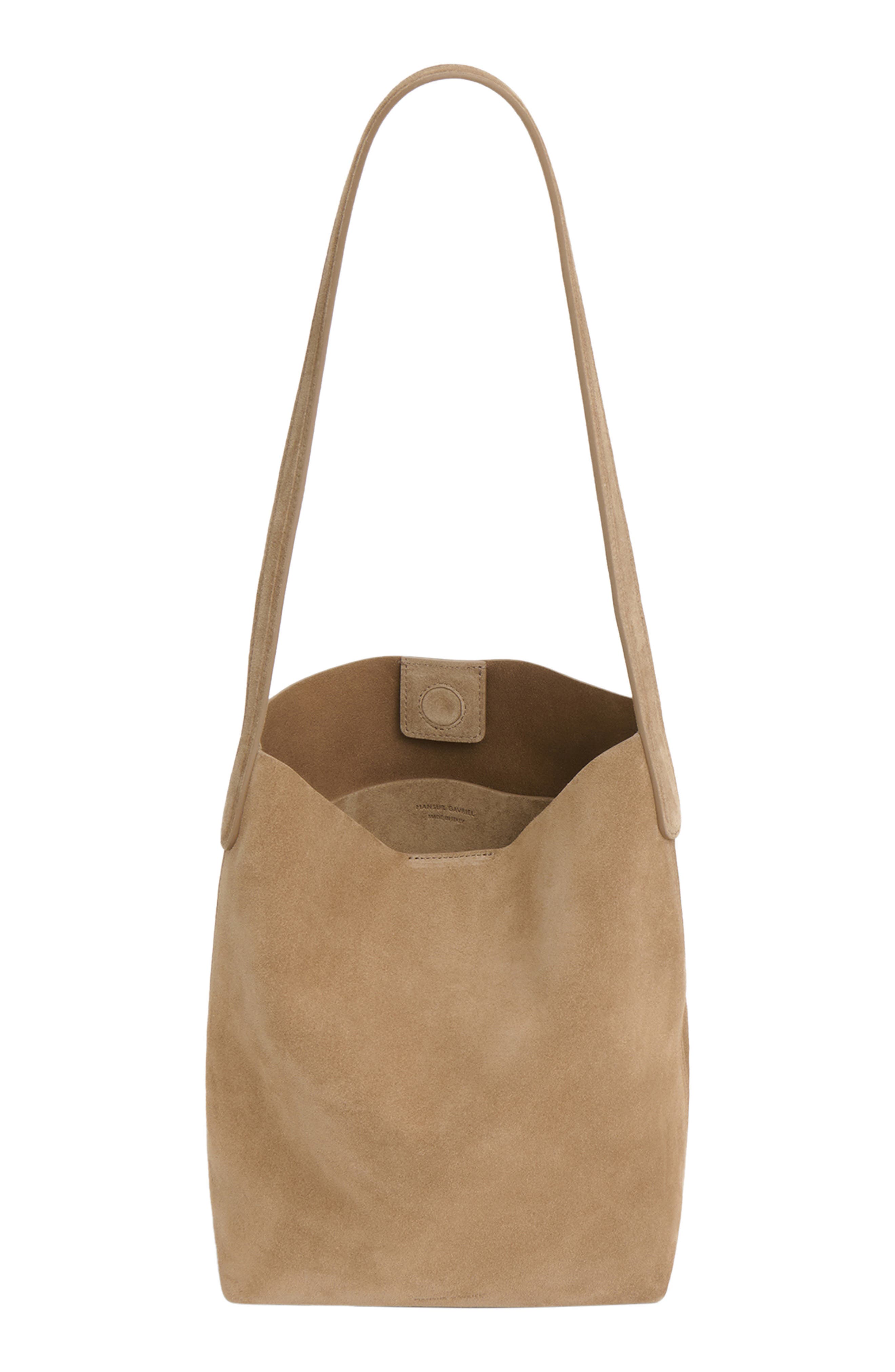 Small Everyday Cabas Suede Hobo Bag, Alternate, color, ANISE