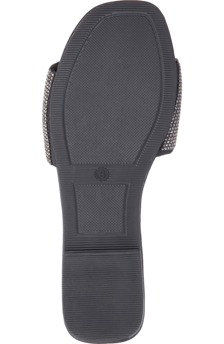 NEW YORK AND COMPANY Karli Rhinestone Slide Sandal, Alternate, color,