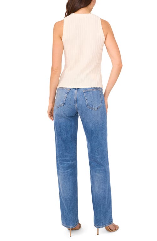 Parker The Sailor Textured Knit Tank In White Winter