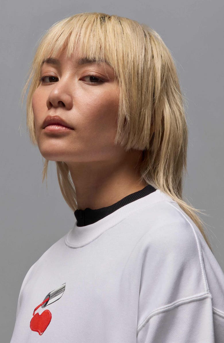 Nike Jordan Brooklyn Fleece Crewneck Sweatshirt, Alternate, color, 