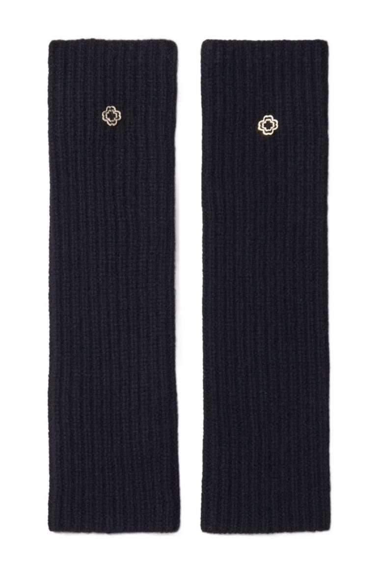 Wool and cashmere mittens, Main, color, Black