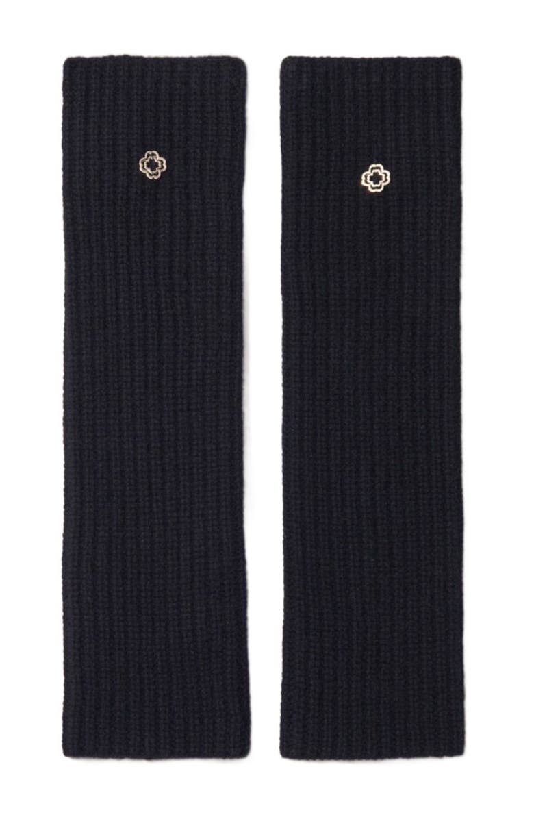 maje Wool and cashmere mittens, Main, color, Black