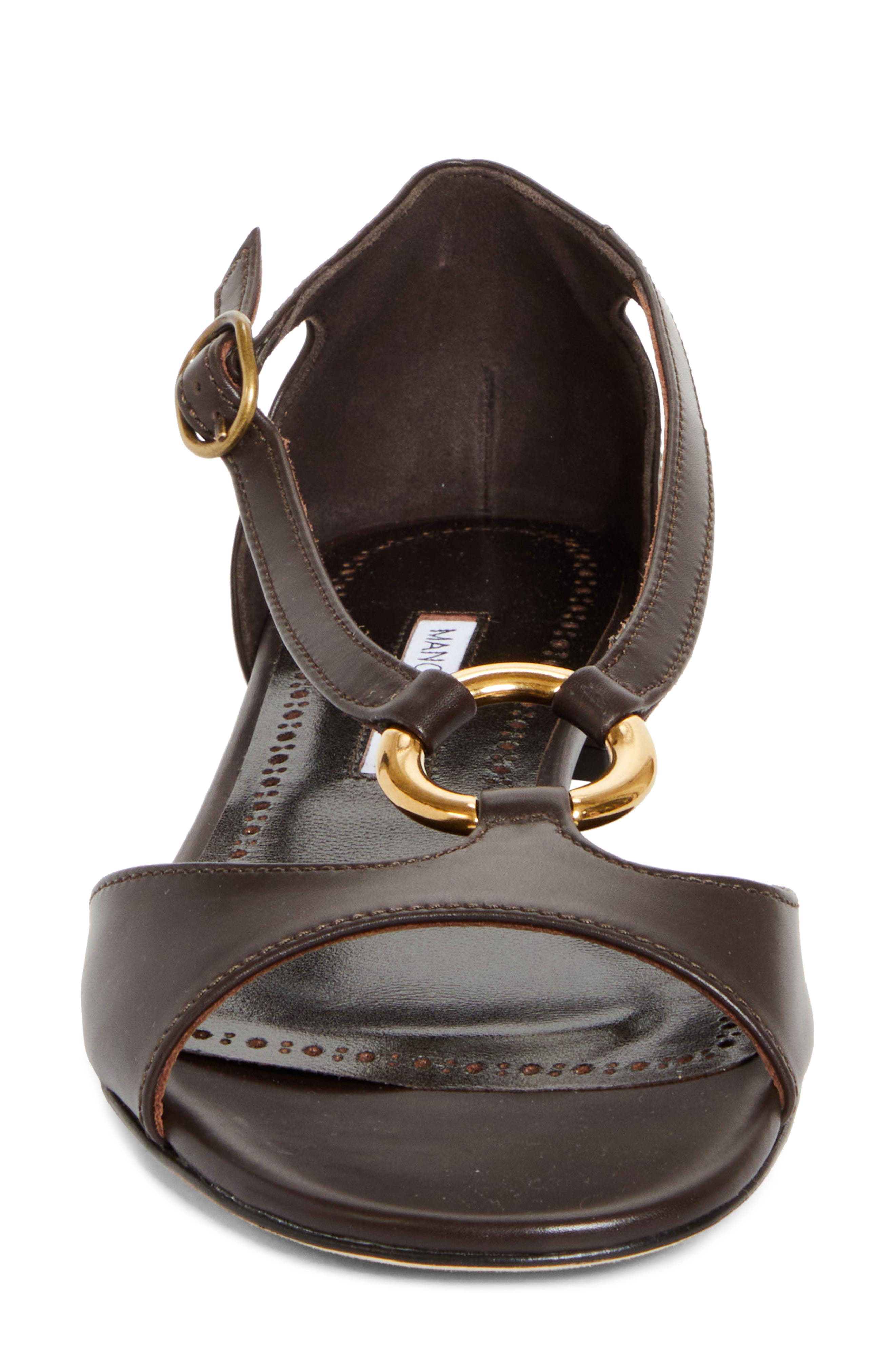 Manolo Blahnik Theodo Flat, Alternate, color, 