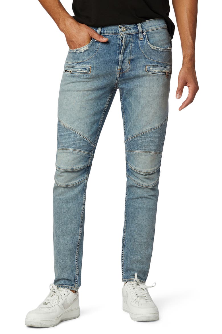 The Blinder Biker V.2 Skinny Fit Jeans, Main, color, COASTAL