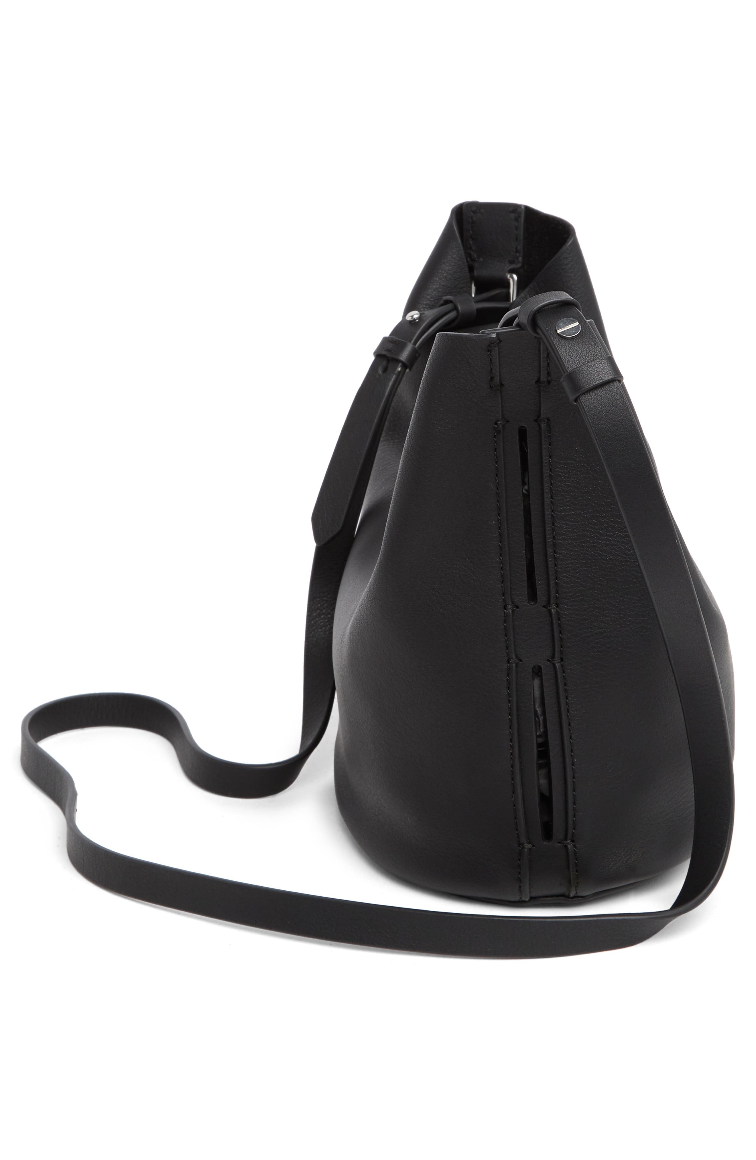 rag & bone Belize Leather Clutch, Alternate, color, 