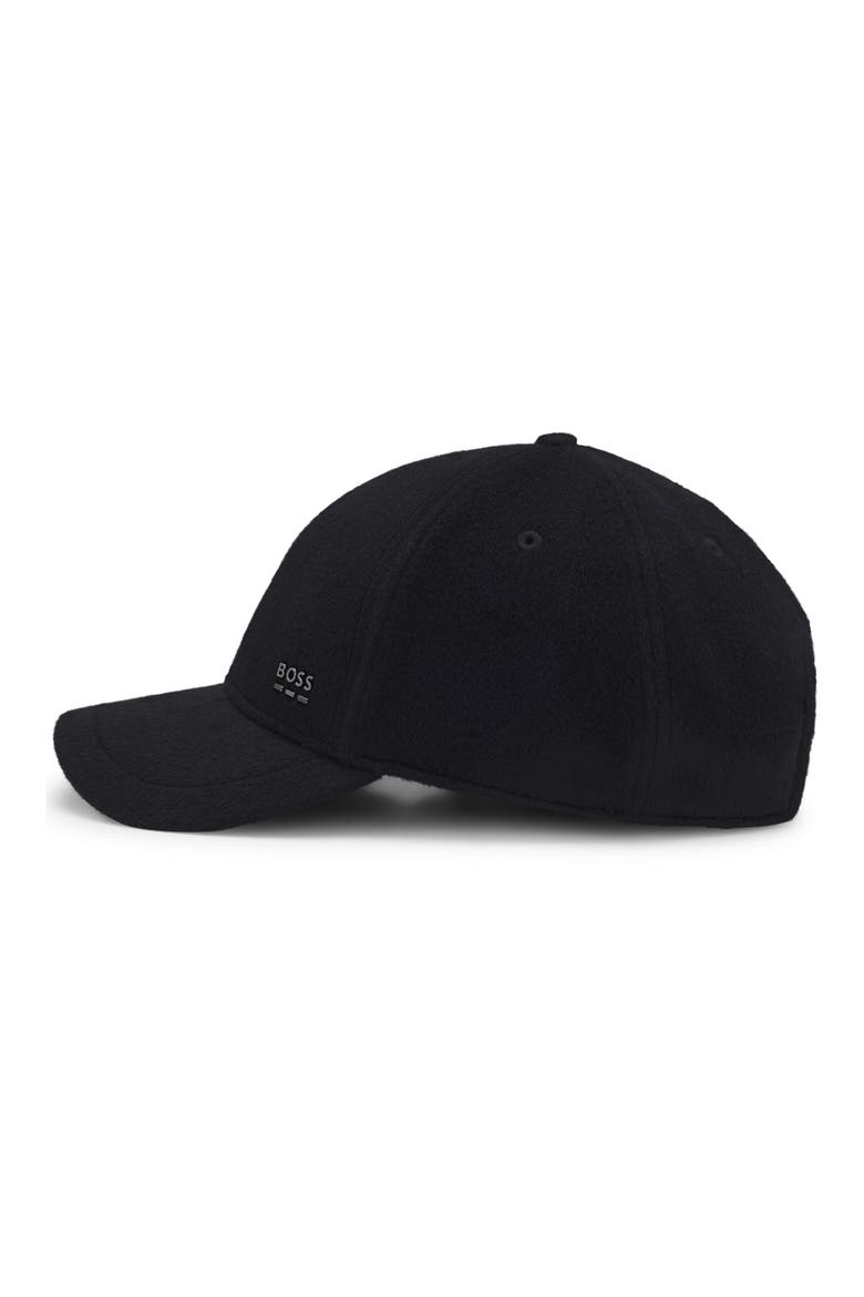 Wool & Silk Baseball Cap, Alternate, color, BLACK