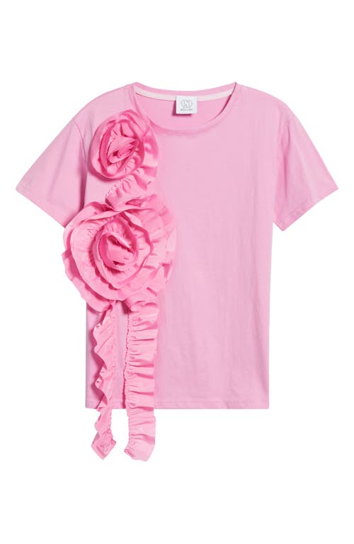 Nikki Lund Peony Floral Appliqué Top