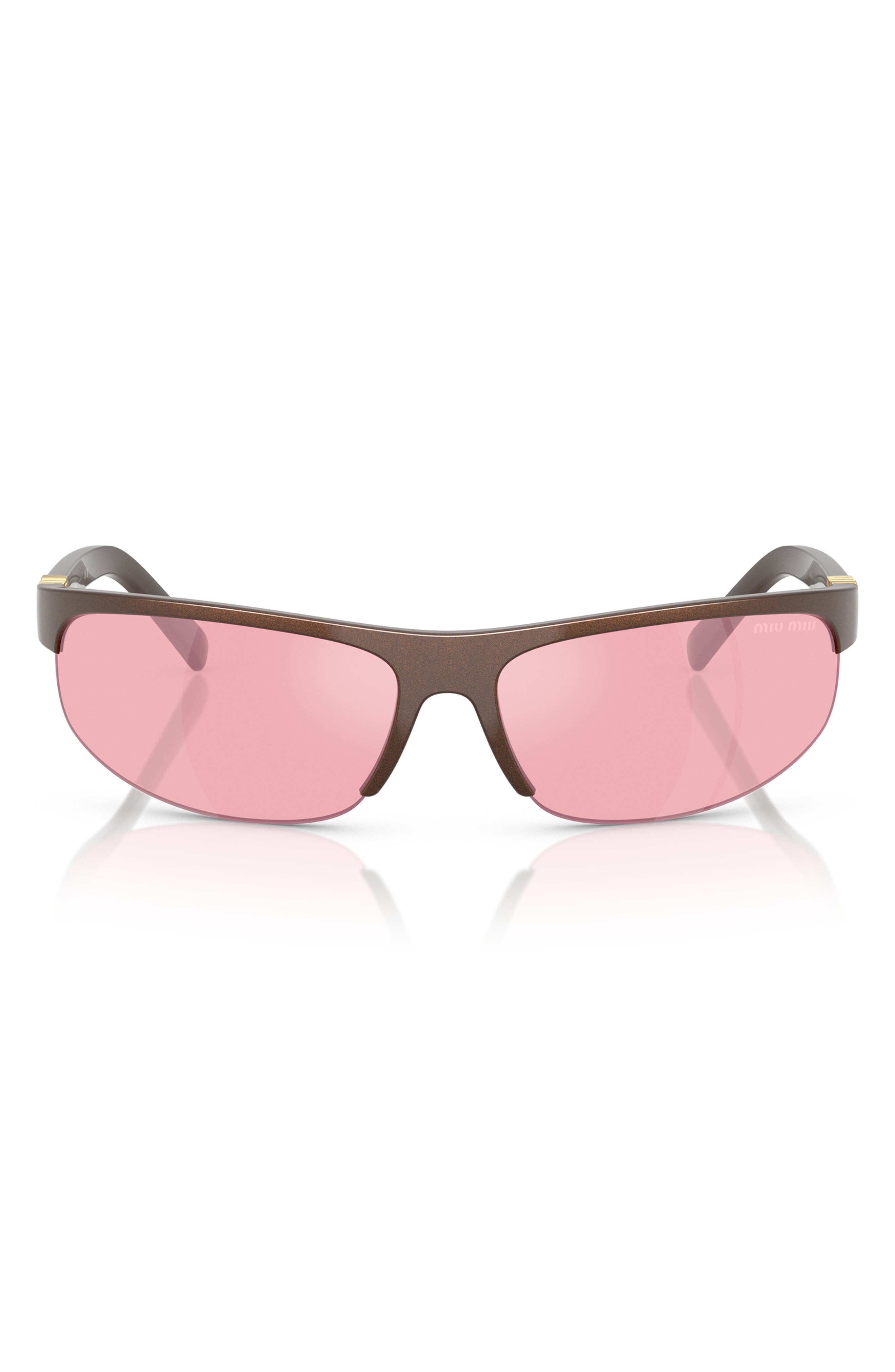 Miu Miu 68mm Gradient Oversize Oval Sunglasses