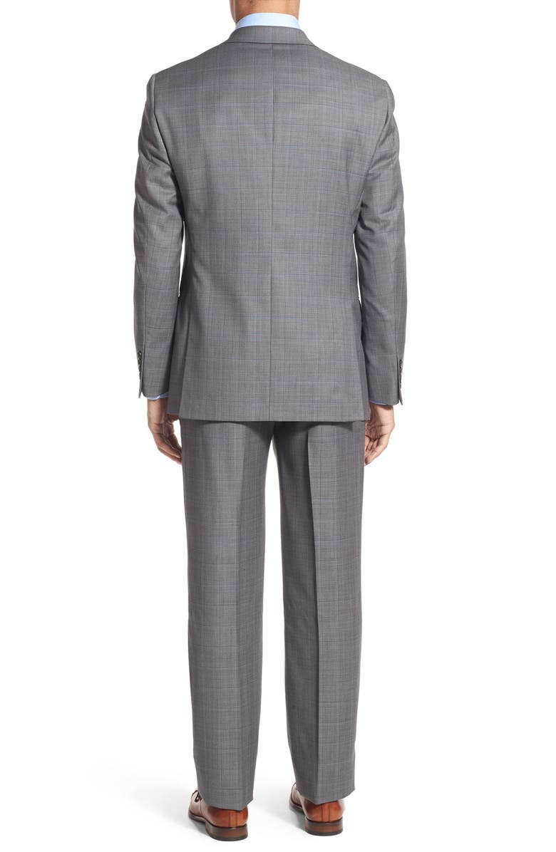 Hart Schaffner Marx Classic Fit Plaid Wool Suit, Alternate, color, 