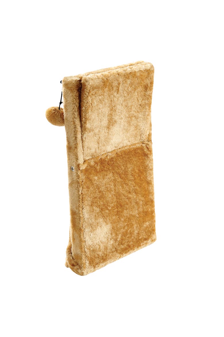 Foldaway Cat Play Tower and Scratching Post, Alternate, color, Multicolored