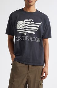 Rhude Banner Graphic T-Shirt