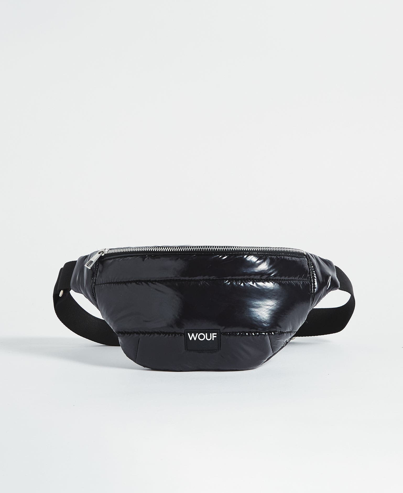 Black Glossy Waistbag, Alternate, color, Black Glossy