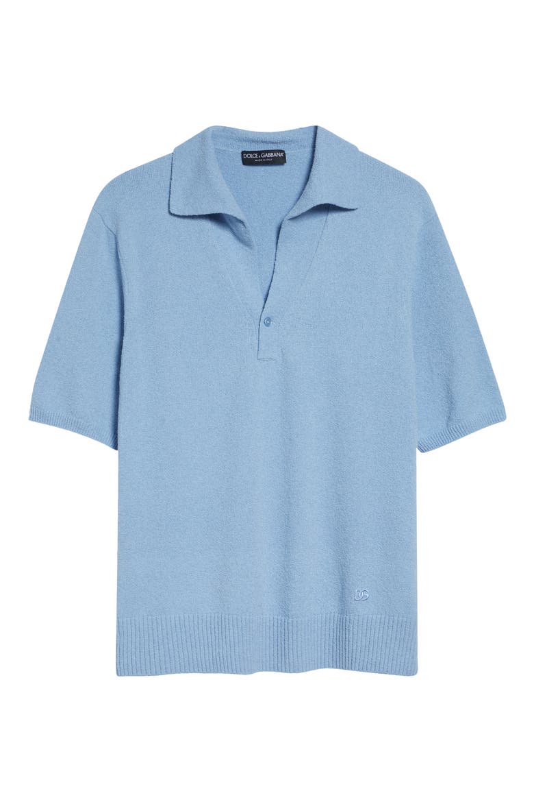 Terry Cloth Polo, Alternate, color, B6227 AZZURRO 6