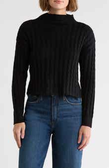 TRUTH Turtleneck Cable Knit Sweater