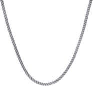 BY ADINA EDEN Colored Twisted Cotton Rope Necklace