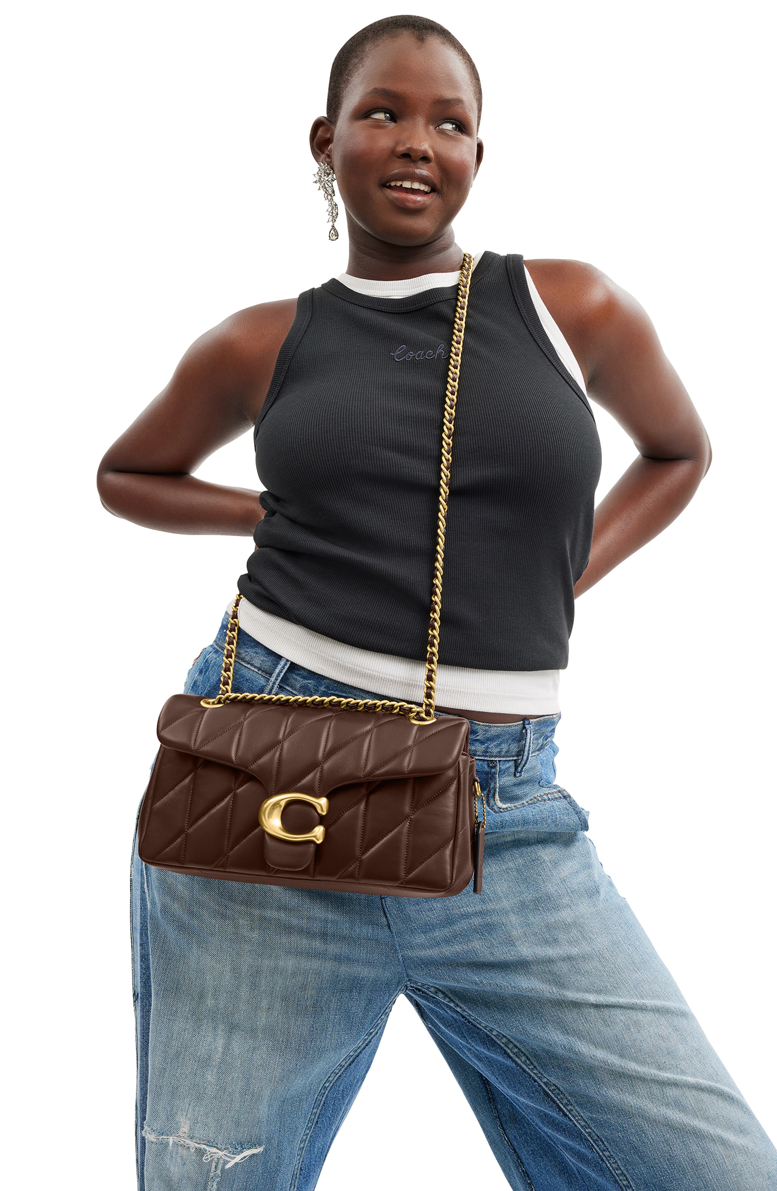Tabby 26 Quilted Leather Convertible Crossbody Bag, Alternate, color, B4/MAPLE