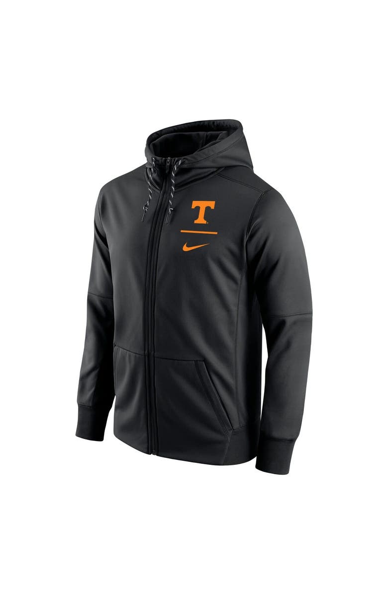 Nike Men's Nike Black Tennessee Volunteers Logo Stack Performance Full-Zip Hoodie, Alternate, color, 