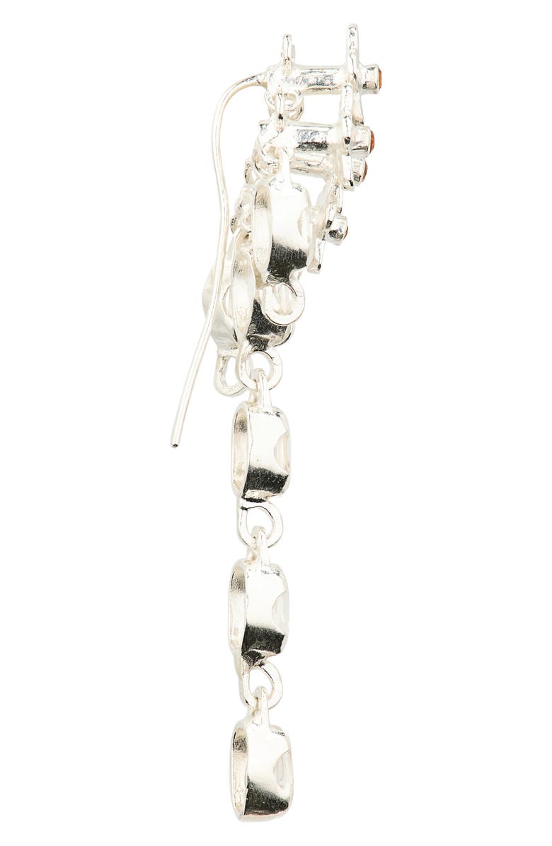 SHANA CAVE Vine Drop Earrings, Alternate, color, Clear Quartz And Citrine