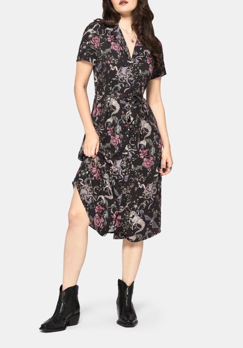Merunicorn Enchanted Forest Shirt Dress