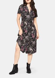 Disturbia Merunicorn Enchanted Forest Shirt Dress