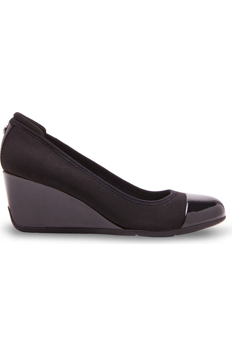 Anne Klein Taite Wedge Pump, Alternate, color, Black