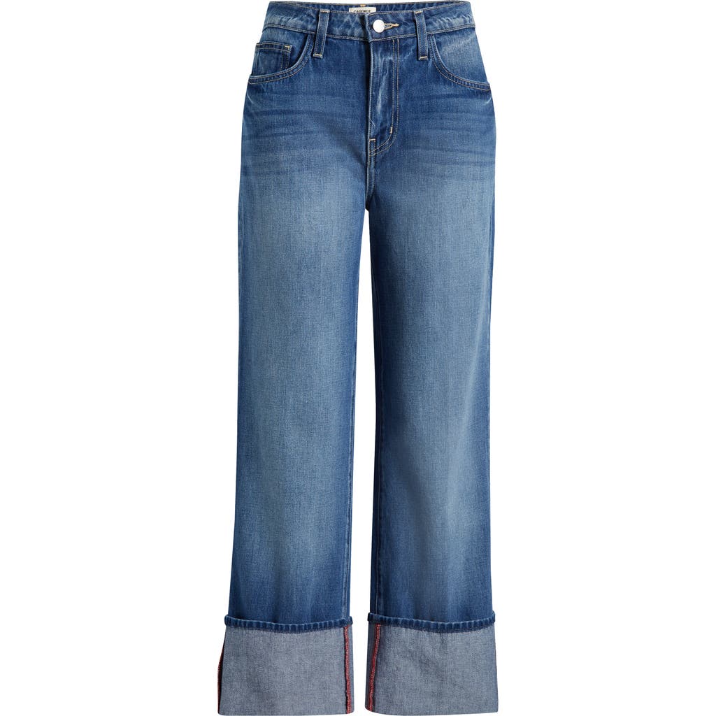 L Agence Leighton Ultra High-rise Cuffed Stovepipe Jeans In Brentwood