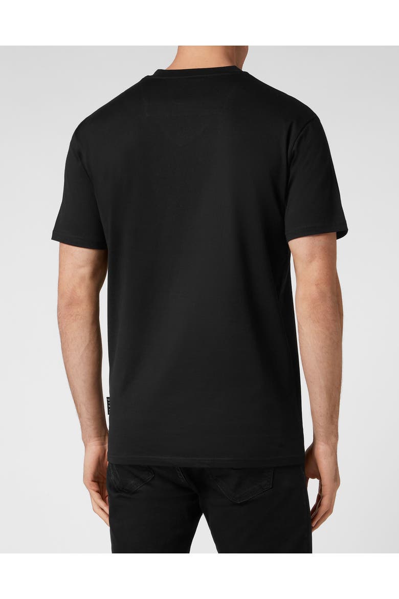 T-shirt V-neck Men, Alternate, color, black