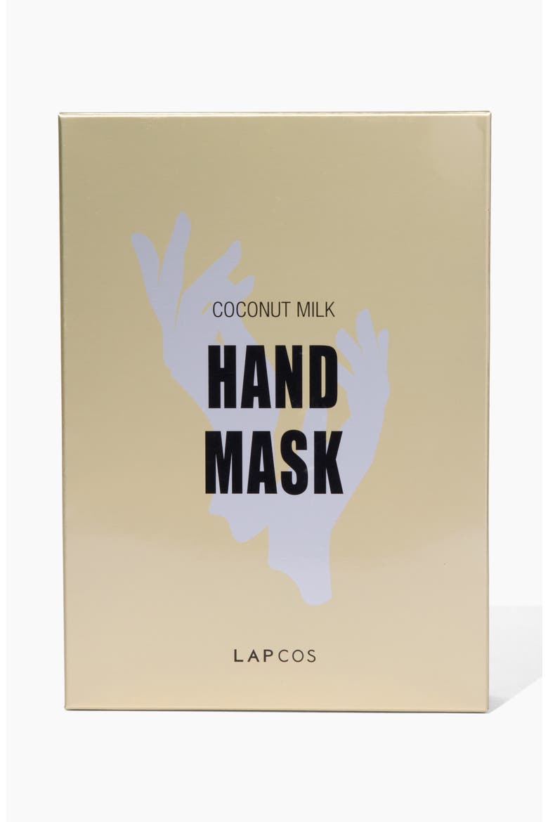 Coconut Milk 5-Pack Hand Mask, Main, color, YELLOW